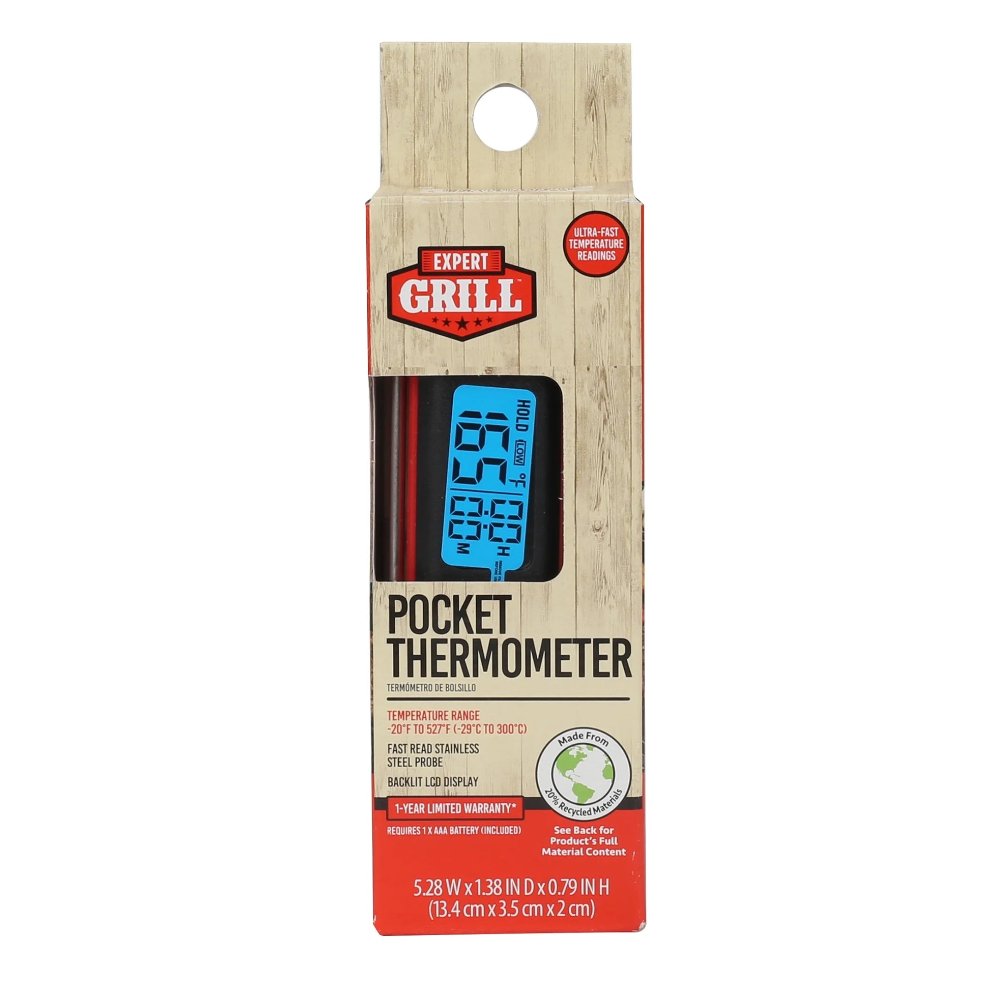 ABS Pocket Digital Instant Read Meat Grilling Thermometer