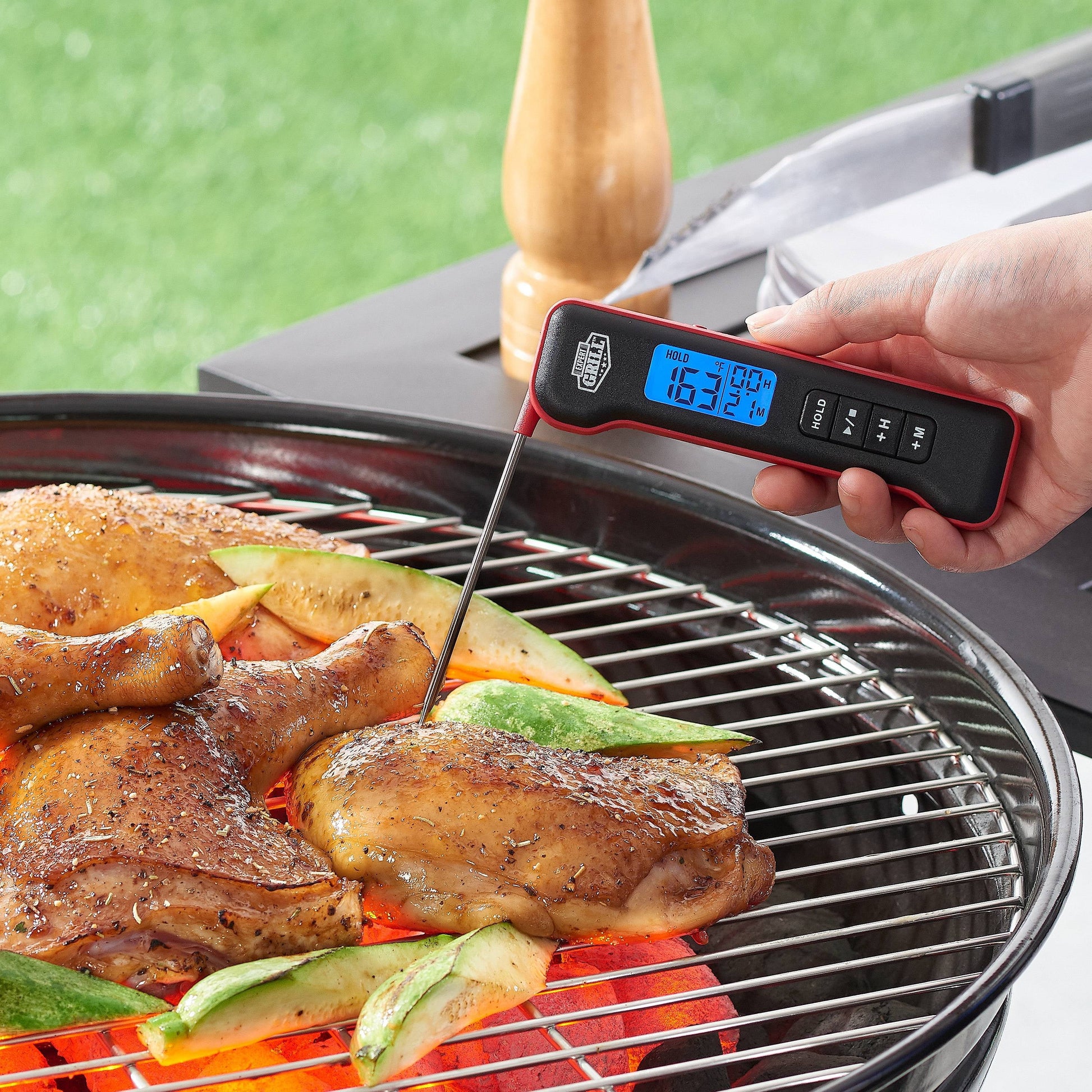 ABS Pocket Digital Instant Read Meat Grilling Thermometer